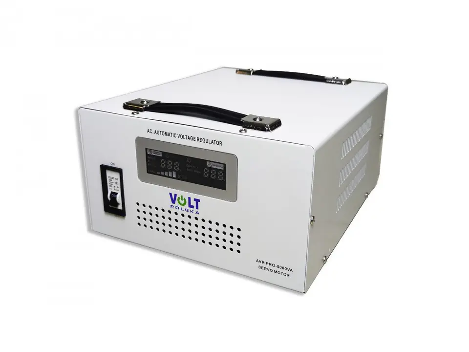 ⁨Voltage Stabilizer Volt Polska AVR Pro 5000VA 3% Servo⁩ at Wasserman.eu