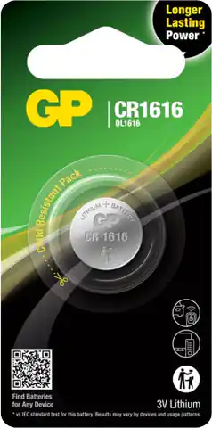 ⁨Bateria GP CR1616 bl./5⁩ w sklepie Wasserman.eu
