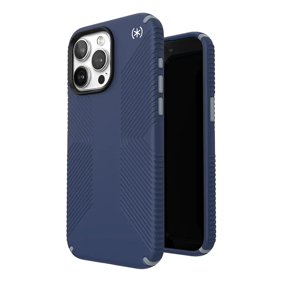 ⁨Speck Presidio2 Grip - Etui iPhone 15 Pro Max (Coastal Blue / Dustgrey / White)⁩ w sklepie Wasserman.eu