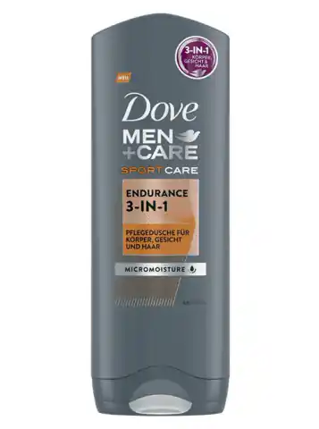 ⁨Dave Men+Care Endurance 3 in 1 Żel pod Prysznic 250 ml⁩ w sklepie Wasserman.eu