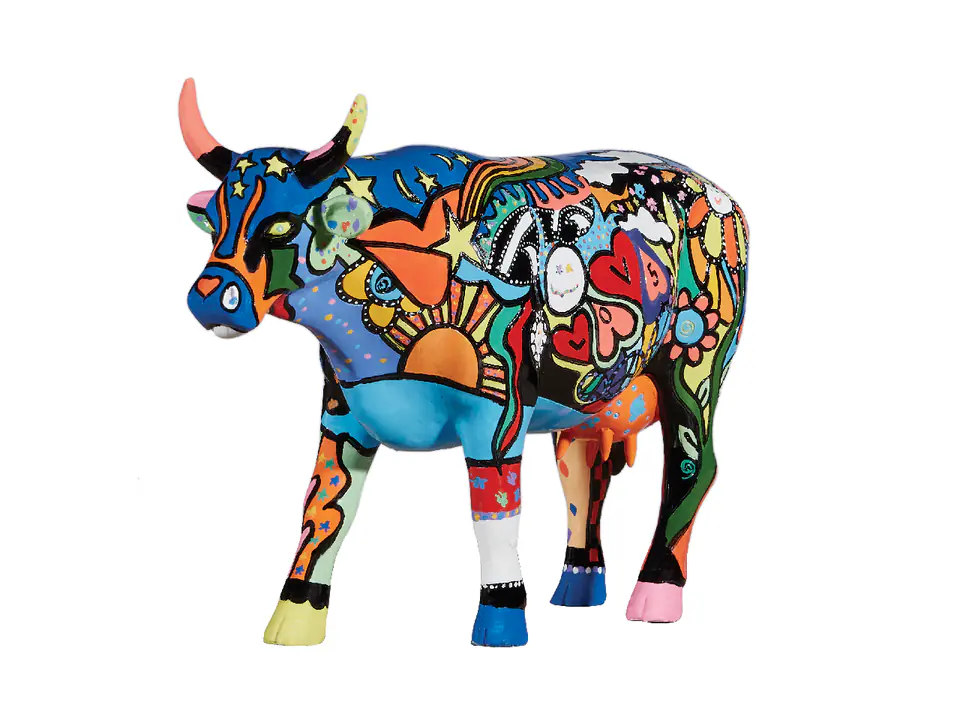 CowParade Austin 2011, Moosy in the Sky with Diamonds, autor: Allison Gregory. w sklepie Wasserman.eu