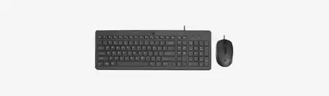 ⁨HP 150 Wired Mouse and Keyboard⁩ at Wasserman.eu