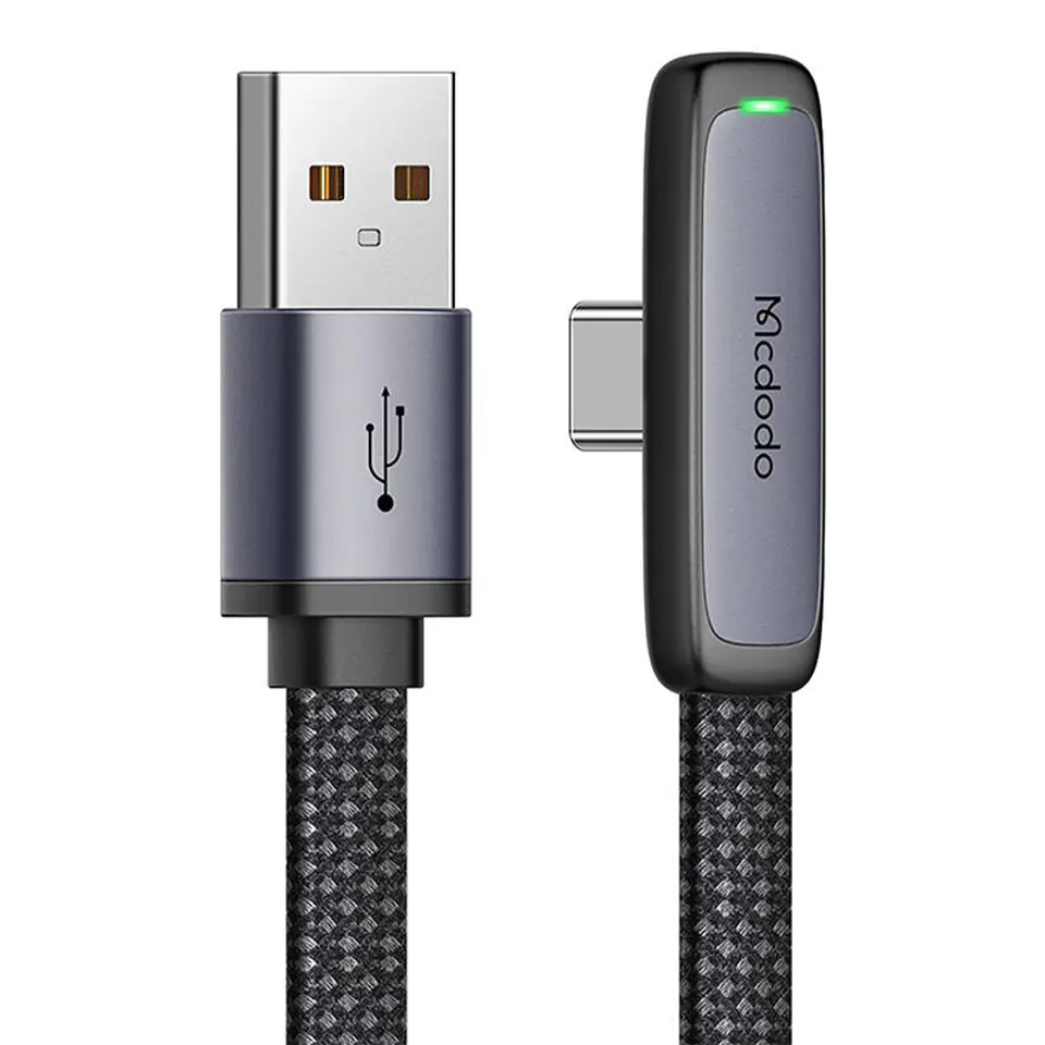 ⁨Kabel USB do USB-C Mcdodo CA-3340 6A 90 stopni 1.2m⁩ w sklepie Wasserman.eu