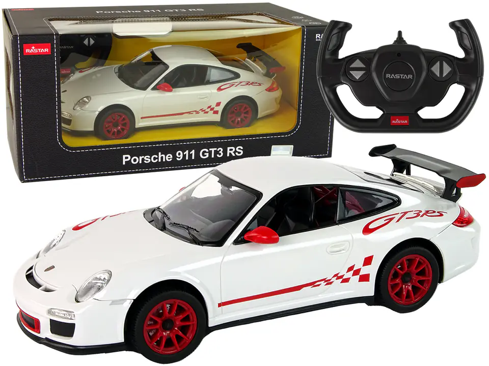 ⁨Auto R/C Porsche 911 GT3 RS 1:14 Rastar Białe⁩ w sklepie Wasserman.eu