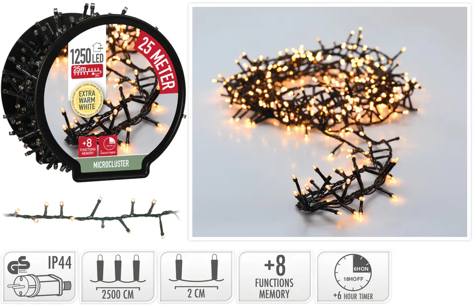 ŁAŃCUCH LED 1250LED EXTRA WW w sklepie Wasserman.eu