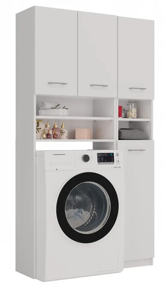⁨Topeshop ZESTAW MARPOL BIEL bathroom storage cabinet White⁩ at Wasserman.eu
