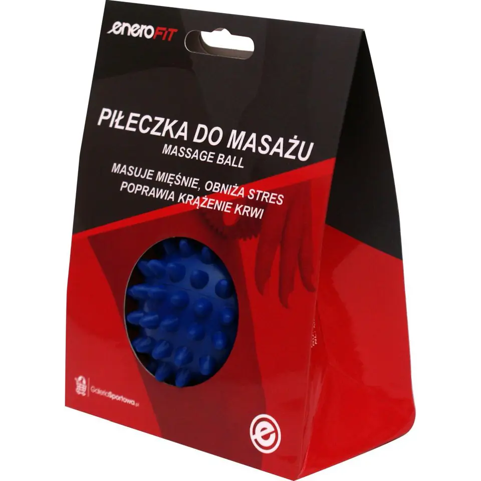 ⁨PIŁECZKA DO MASAŻU 7CM NIEBIESKA SOFT ENERO FIT⁩ w sklepie Wasserman.eu