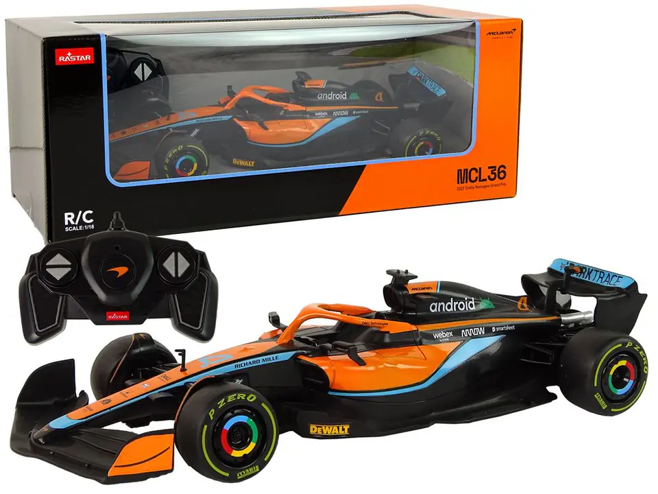 ⁨Auto R/C Wyścigówka McLaren F1 1:18 Pomarańczowy⁩ w sklepie Wasserman.eu