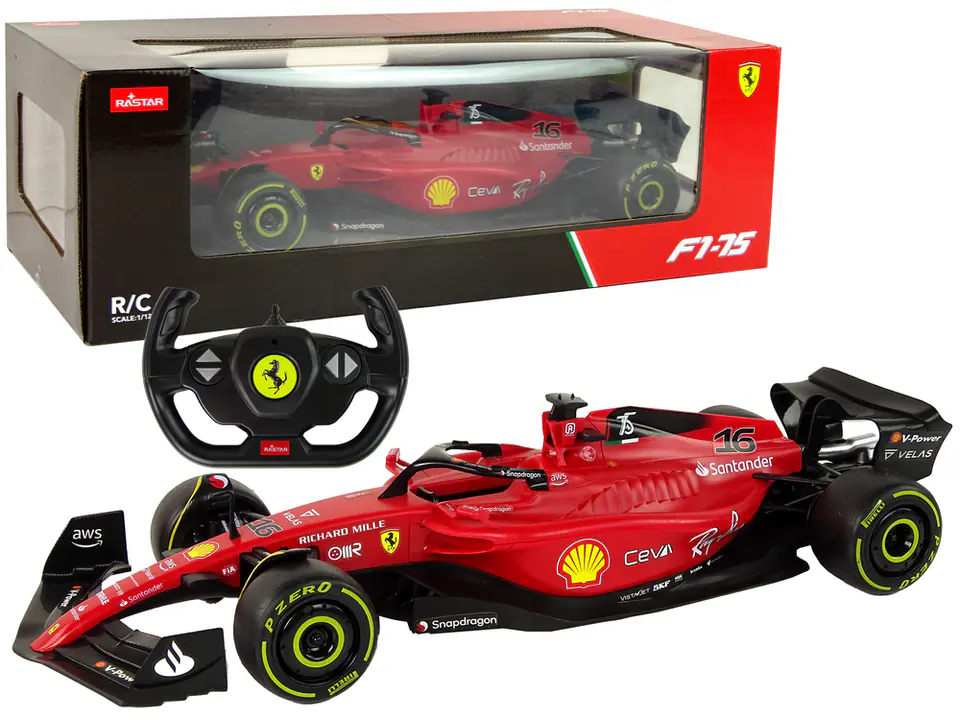 ⁨Auto R/C Wyścigowe Ferrari F1 Rastar 1:12 Czerwone⁩ w sklepie Wasserman.eu