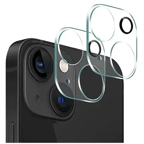 ⁨2x Szkło na obiektyw aparat do iPhone 15 / 15 Plus Alogy lens clear przezroczyste⁩ w sklepie Wasserman.eu