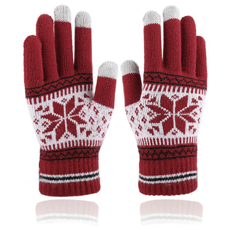 ⁨BQ19B Touch gloves red star⁩ at Wasserman.eu