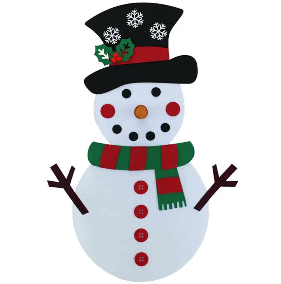 ⁨AG712C Felt Snowman DIY⁩ at Wasserman.eu