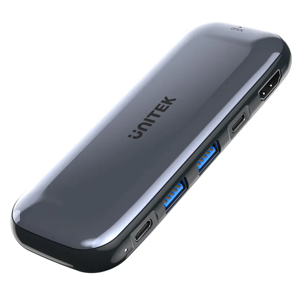 ⁨UNITEK HUB USB-C STORAGE M.2, HDMI, USB-C PD 100W, D1046A⁩ at Wasserman.eu