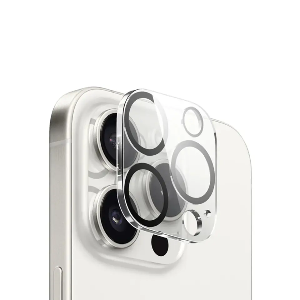 Lens shield protective glass IP 15Pro/15ProMax at Wasserman.eu