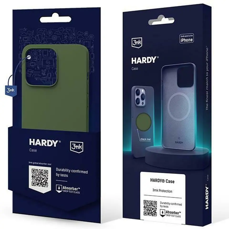⁨3MK Hardy Case iPhone 15 Plus / 14 Plus6.7" zielony/alpine green MagSafe⁩ w sklepie Wasserman.eu