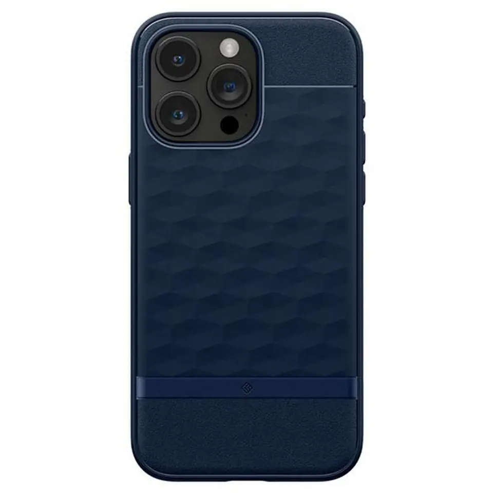 ⁨Spigen Caseology Parallax MAG iPhone 15 Pro Max 6.7" Magsafe Granatowy/Midnight Blue ACS06615⁩ w sklepie Wasserman.eu