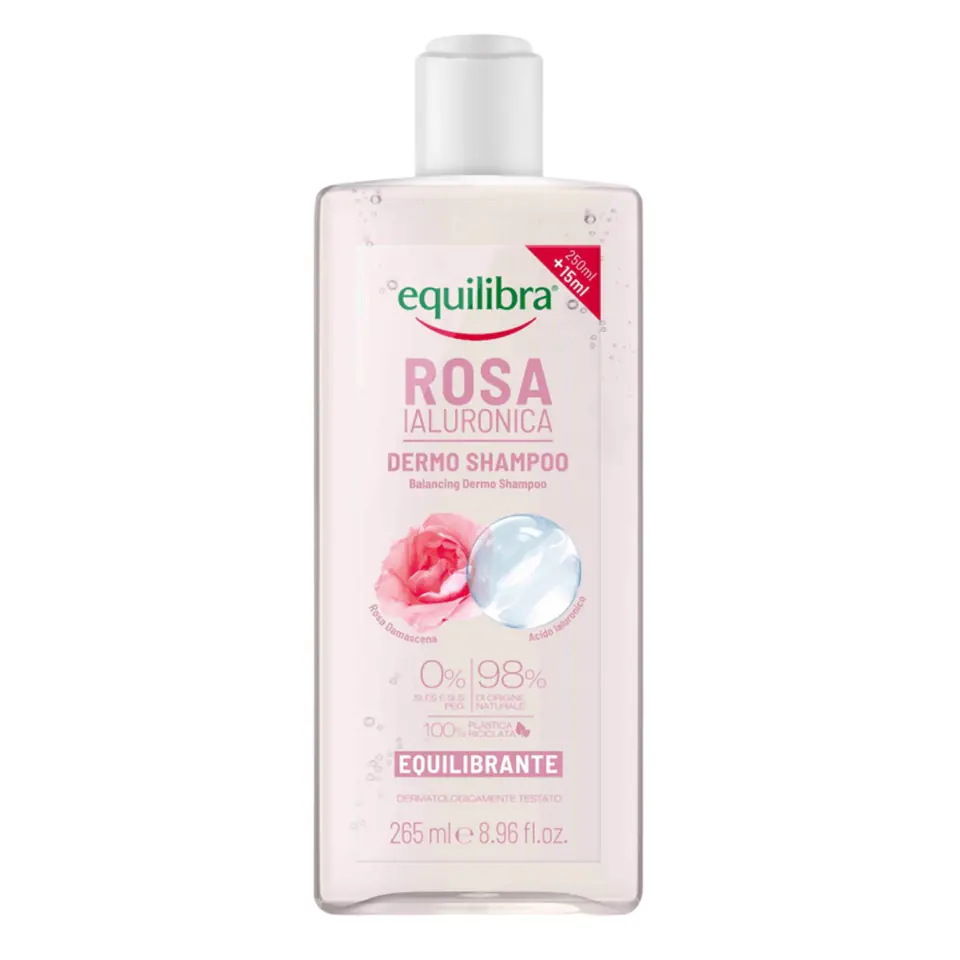 ⁨EQUILIBRA Rosa Szampon równoważący do włosów 265ml⁩ w sklepie Wasserman.eu