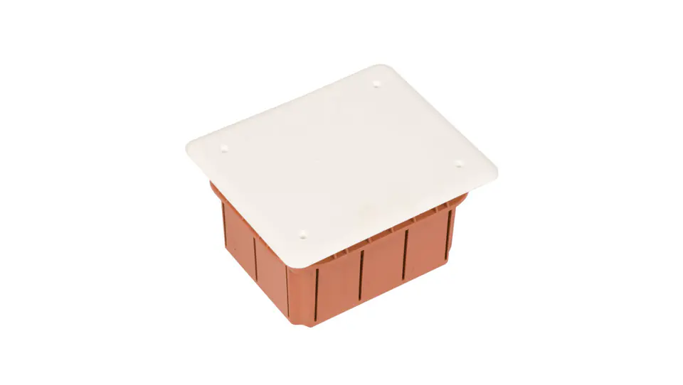 ⁨Flush-mounted box 96x118x70mm with cover orange GW48003⁩ at Wasserman.eu