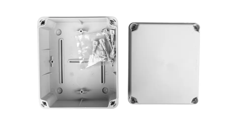 ⁨Surface-mounted box LIGHT 175x151x95 6xM25 4xM40 smooth IP66/67 EL-171⁩ at Wasserman.eu