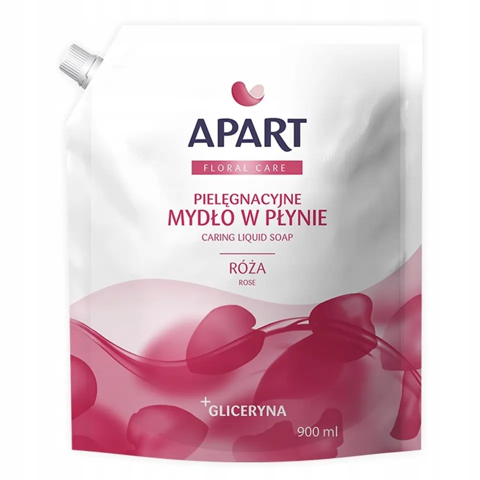 ⁨Apart Natural Floral Care pielęgnacyjne mydło w płynie Róża 900ml⁩ w sklepie Wasserman.eu