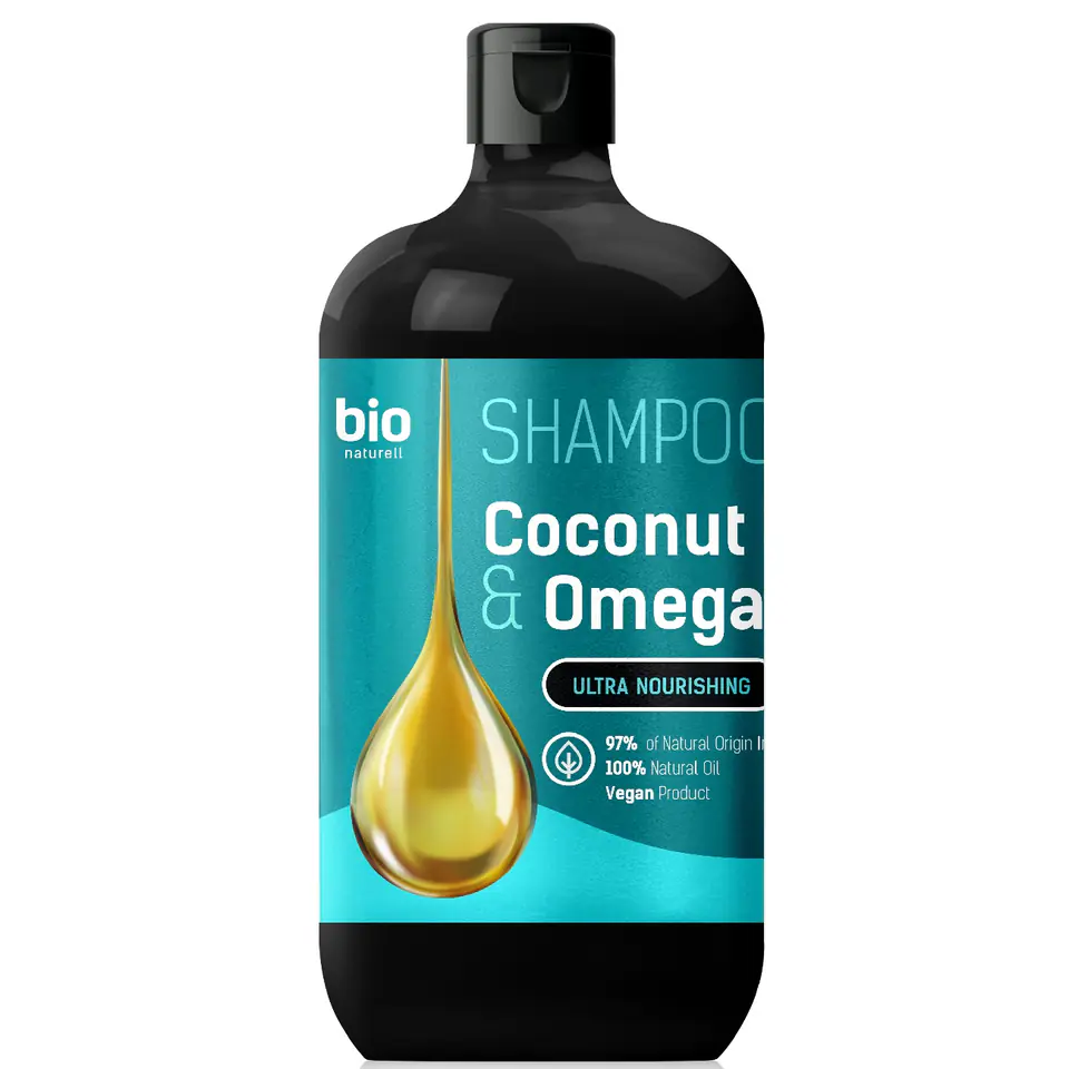 ⁨BIO NATURELL Shampoo Ultra Nourishing szampon do włosów Coconut Oil  Omega 946ml⁩ w sklepie Wasserman.eu