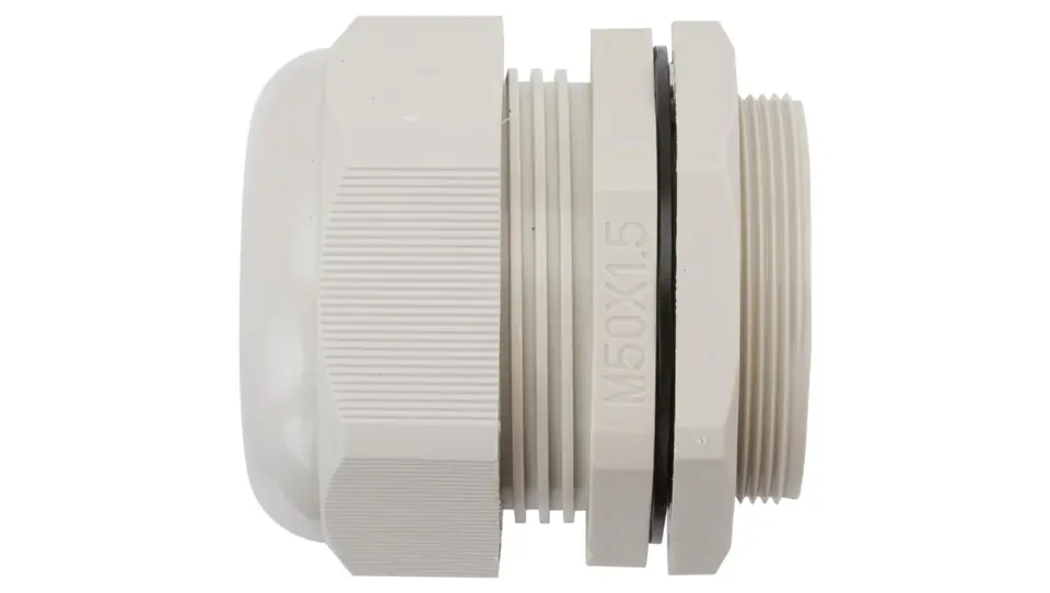 ⁨Polyamide cable gland M50 IP68 DP-EN 50 HM grey E03DK-01040100701 /10pcs/⁩ at Wasserman.eu