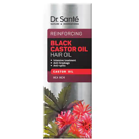 ⁨DR.SANTE Black Castor Oil olejek do włosów 100ml⁩ w sklepie Wasserman.eu