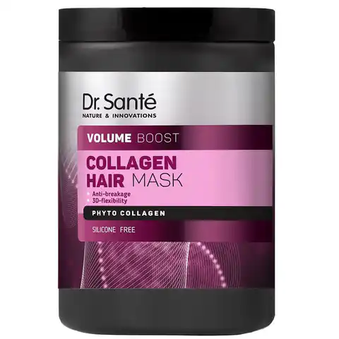 ⁨DR.SANTE Collagen maska do włosów dodający objętości z kolagenem 1000ml⁩ w sklepie Wasserman.eu