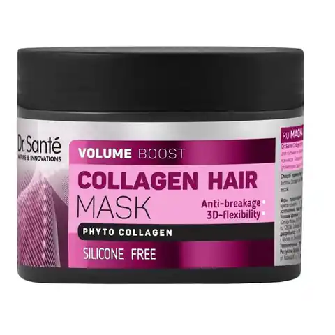 ⁨DR.SANTE Collagen maska do włosów dodający objętości z kolagenem 300ml⁩ w sklepie Wasserman.eu