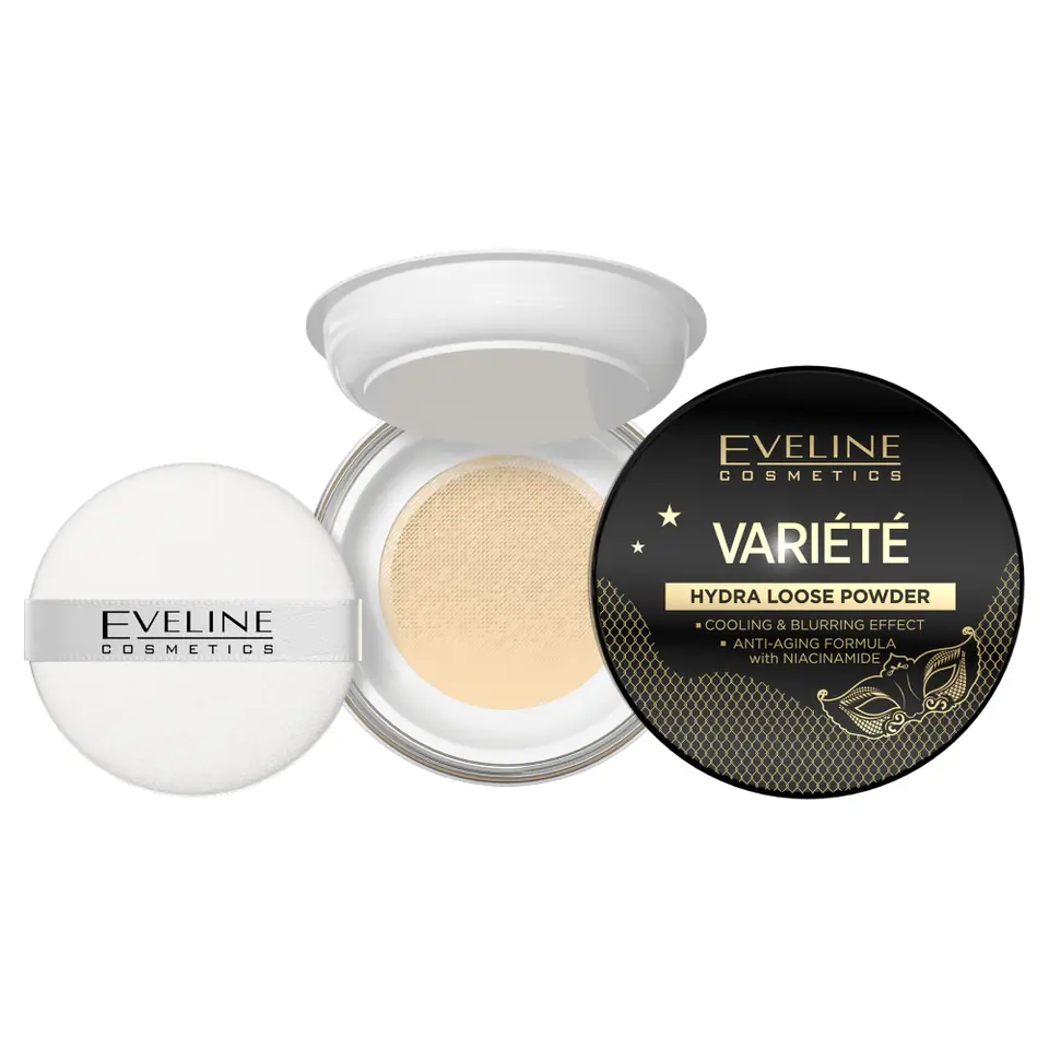 ⁨Eveline Variete Hydra Moisturizing Loose Powder with Cooling Effect 5g⁩ at Wasserman.eu