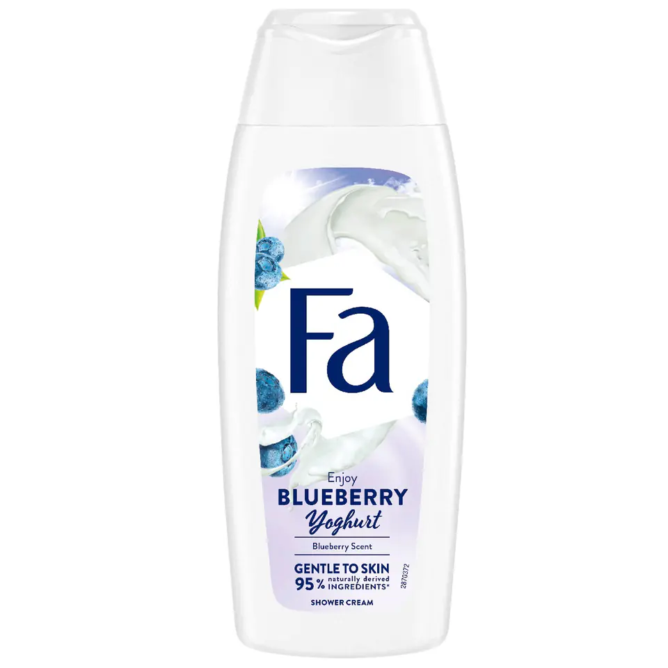 ⁨FA Yoghurt Blueberry żel pod prysznic o zapachu Jagód z Prebiotykiem 400ml⁩ w sklepie Wasserman.eu