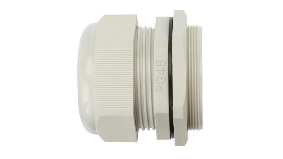 ⁨Polyamide cable gland PG48 IP68 DP 48/H grey E03DK-01030101001⁩ at Wasserman.eu