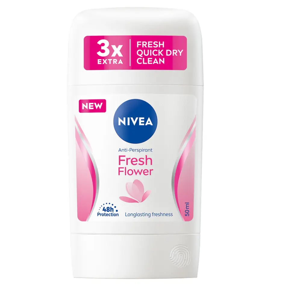⁨NIVEA Deodorant Stick FRESH FLOWER 50ml⁩ at Wasserman.eu
