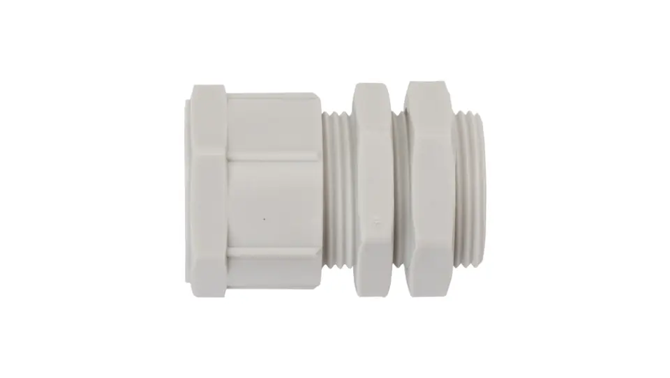 ⁨Cable gland PG 16 IP66 polyamide light grey GW52005⁩ at Wasserman.eu