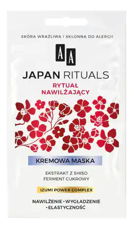 ⁨AA   Japan Rituals Maska kremowa na twarz Rytuał Nawilżający 4mlx2⁩ w sklepie Wasserman.eu