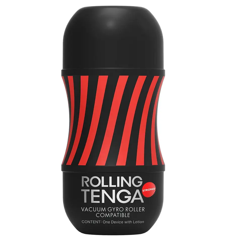 ⁨TENGA Rolling Tenga Vacuum Gyro Roller Compatible jednorazowy masturbator męski Black⁩ w sklepie Wasserman.eu