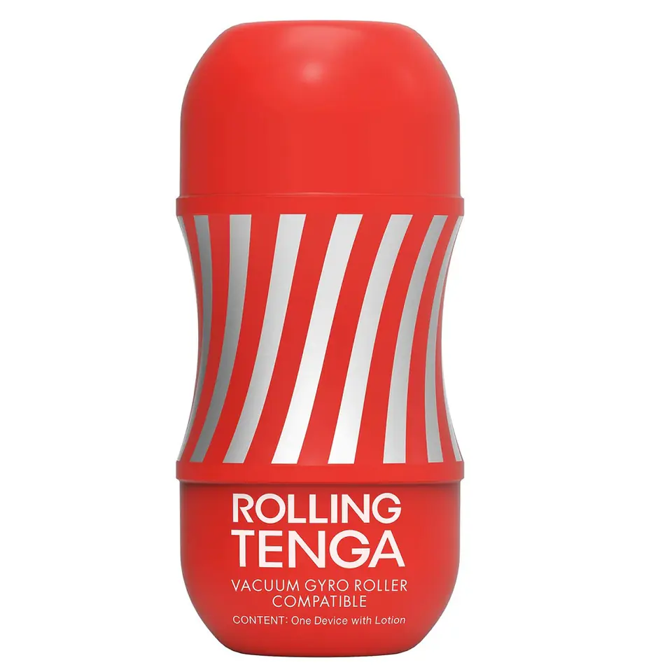 ⁨TENGA Rolling Tenga Vacuum Gyro Roller Compatible jednorazowy masturbator męski Red⁩ w sklepie Wasserman.eu