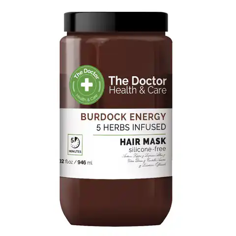 ⁨THE DOCTOR Health  Care maska do włosów Energia Łopianiu i 5 Ziół 946ml⁩ w sklepie Wasserman.eu