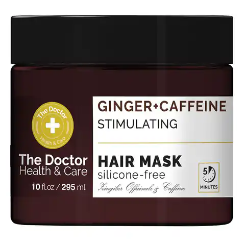 ⁨THE DOCTOR Health  Care maska do włosów stymulująca cebulki Imbir + Kofeina 295ml⁩ w sklepie Wasserman.eu