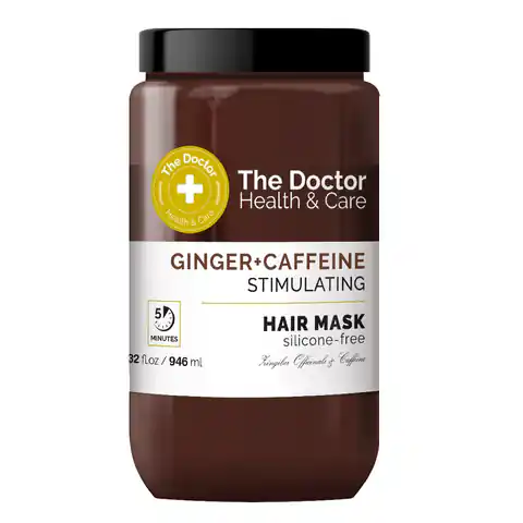 ⁨THE DOCTOR Health  Care maska do włosów stymulująca cebulki Imbir + Kofeina 946ml⁩ w sklepie Wasserman.eu