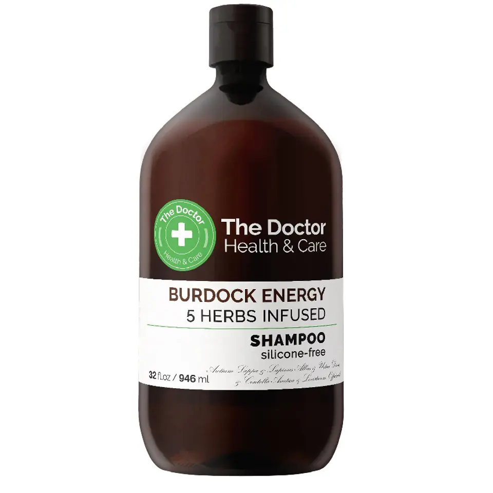 ⁨THE DOCTOR Health  Care szampon do włosów Energia Łopianiu i 5 Ziół 946ml⁩ w sklepie Wasserman.eu