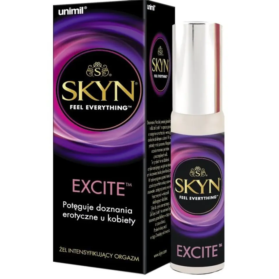 ⁨UNIMIL Skyn Feel Everything Excite żel potęgujący orgazm u kobiety 15ml⁩ w sklepie Wasserman.eu