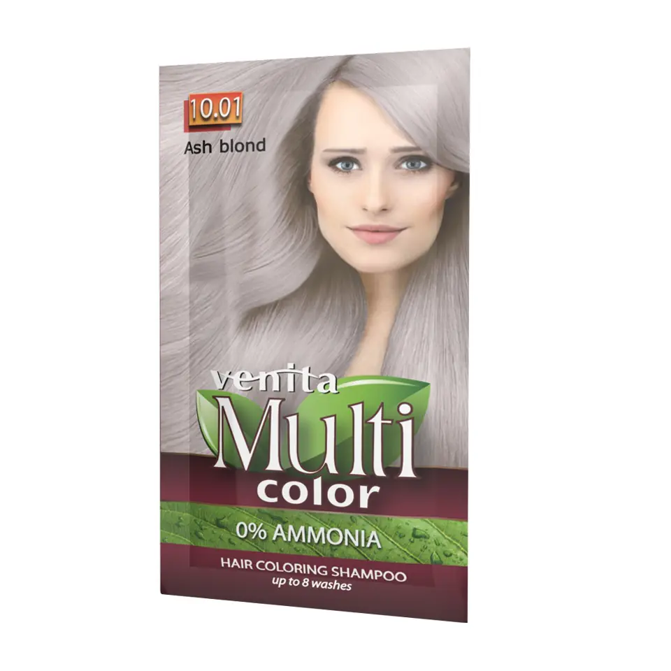 ⁨Venita MultiColor szampon koloryzujący 10.01 Popielaty Blond 40g⁩ w sklepie Wasserman.eu