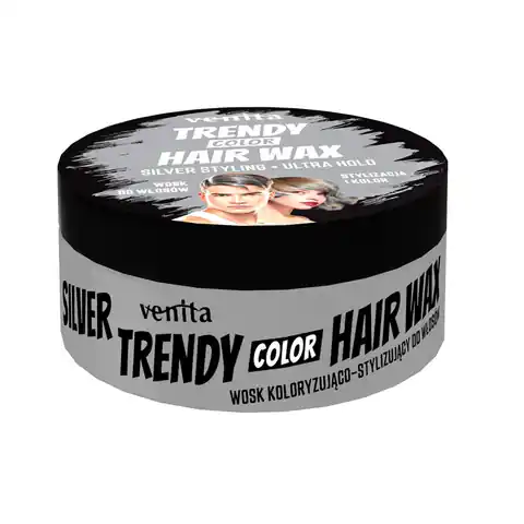 ⁨VENITA Trendy Hair Wax wosk do włosów Silver 75g⁩ w sklepie Wasserman.eu