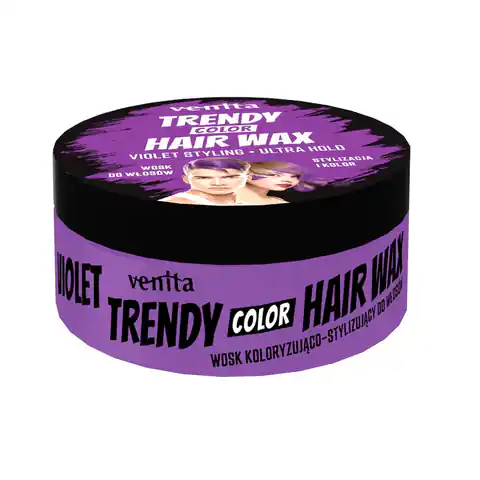 ⁨VENITA Trendy Hair Wax wosk do włosów Violet 75g⁩ w sklepie Wasserman.eu