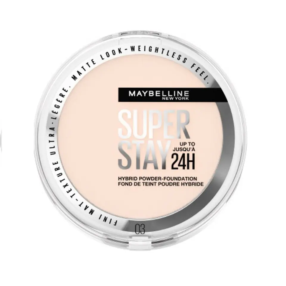 ⁨Maybelline Super Stay 24H Hybrid Powder Foundation podkład w pudrze 03 9g⁩ w sklepie Wasserman.eu