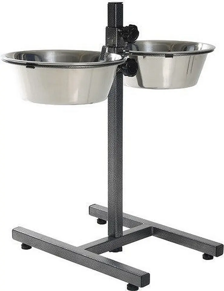 ⁨BARRY KING ADJUSTABLE STAND WITH BOWLS 1,8 L METALLIC [BK-18341]⁩ at Wasserman.eu