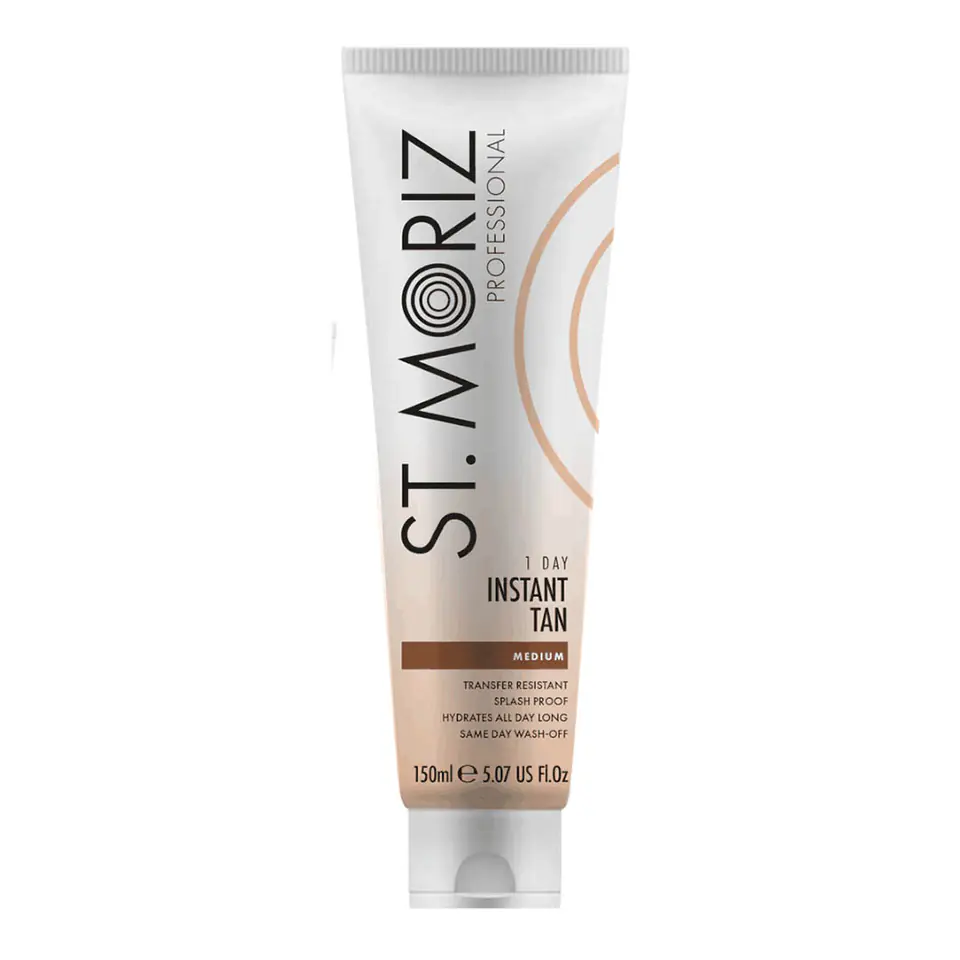 ⁨St.Moriz Professional 1 Day Instant Tan zmywalny bronzer do ciała Medium 150ml⁩ w sklepie Wasserman.eu