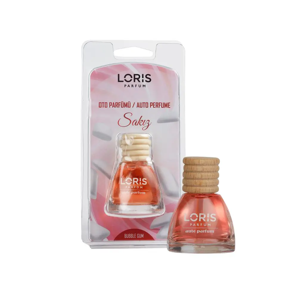 LORIS Auto Perfume zawieszka zapachowa do samochodu Guma Balonowa 10ml w sklepie Wasserman.eu
