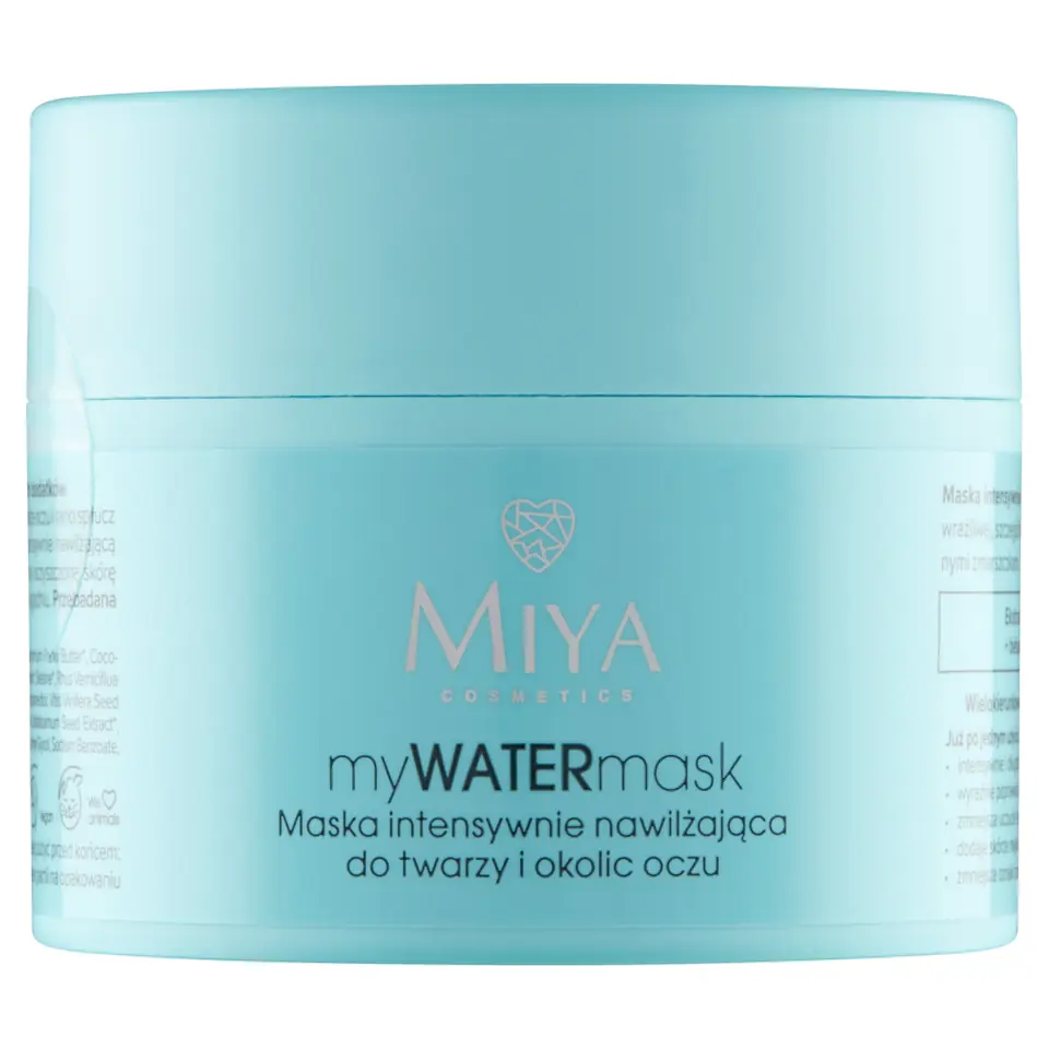 ⁨Miya Cosmetics MyWATERmask maska intensywnie nawilżająca do twarzy i okolic oczu 50ml⁩ w sklepie Wasserman.eu